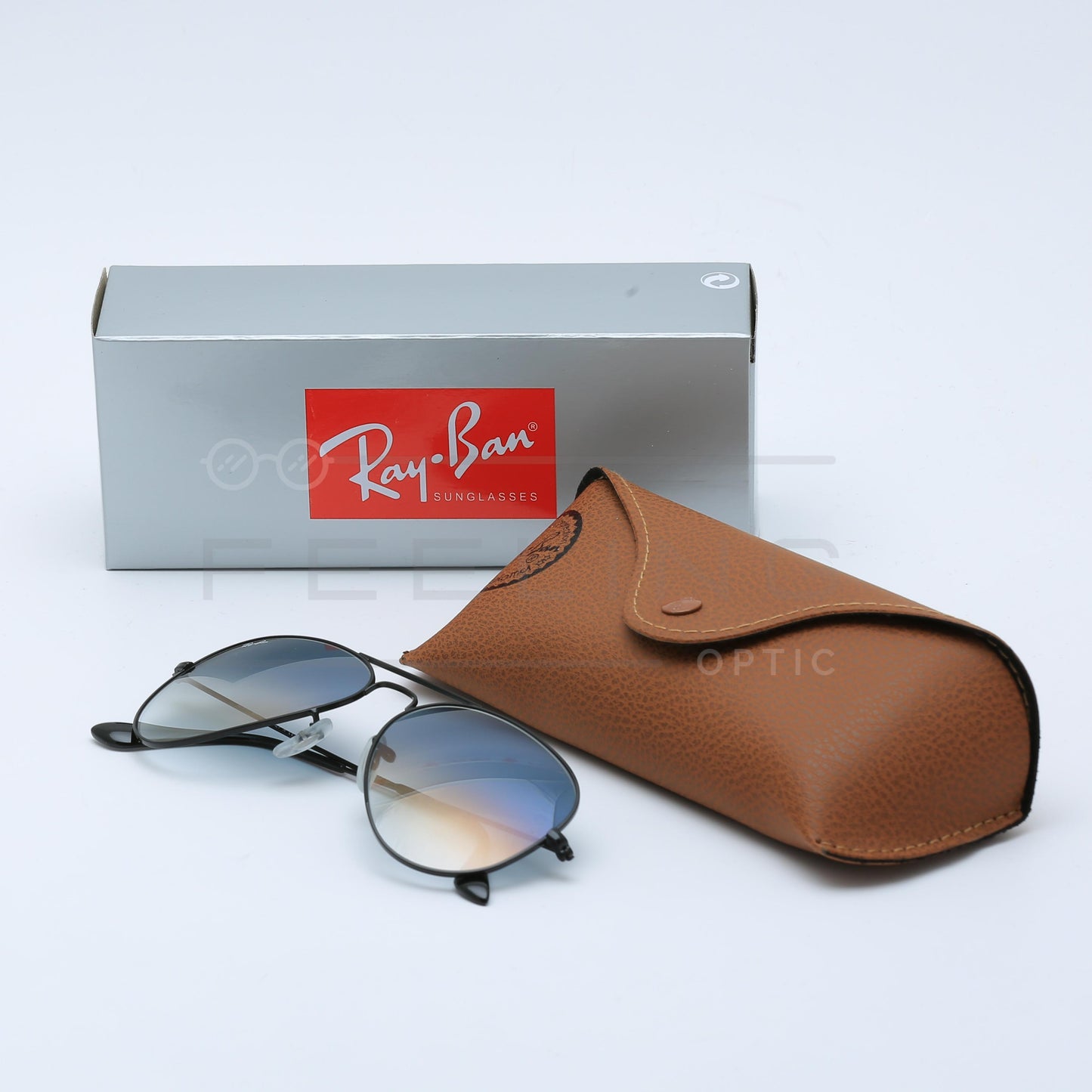 RAYBAN AVIATOR RB-3025 - Bleu & Noir