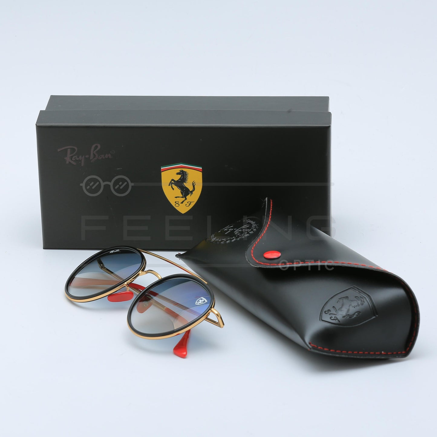 RAYBAN FERRARI RB-3647M - Bleu & Gold