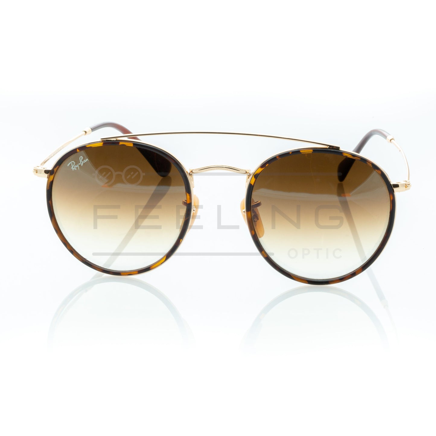 RAYBAN Double Bridge RB-3647N - Marron & Gold