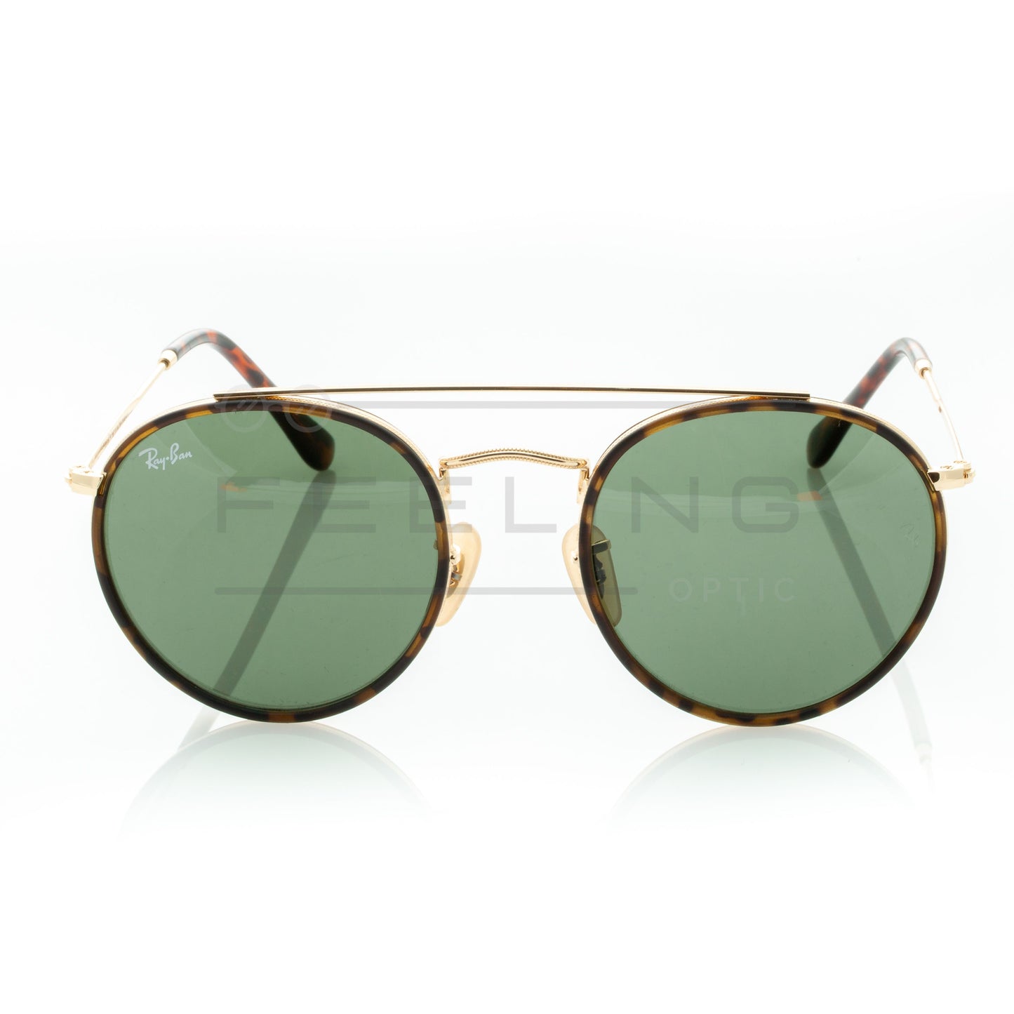 RAYBAN Double Bridge RB-3647N - Vert & Gold