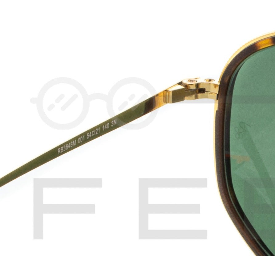 RAYBAN MARSHAL II RB-3648M - Vert & Gold