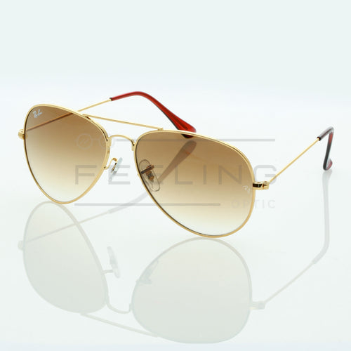 RAYBAN AVIATOR RB-3025 - Marron & Gold