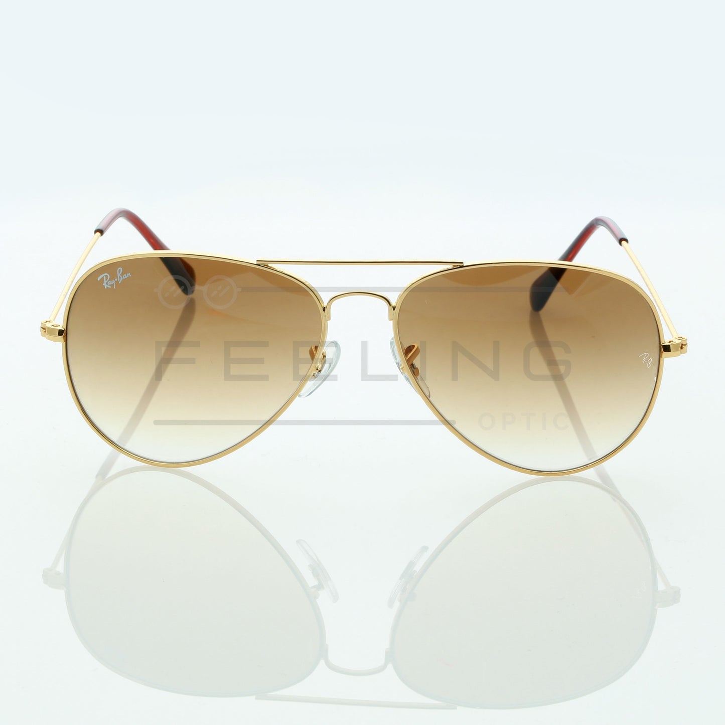 RAYBAN AVIATOR RB-3025 - Marron & Gold