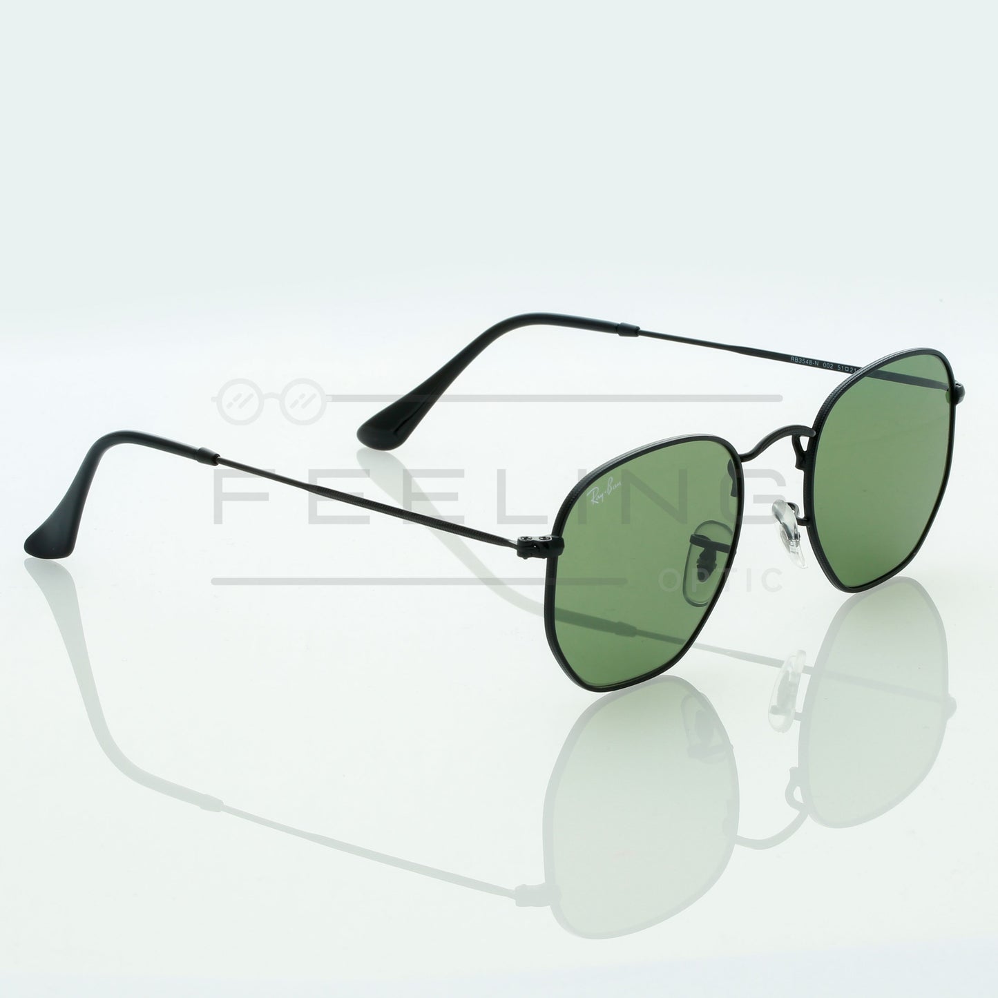 RAYBAN Hexago RB-3548 - Vert & Noir