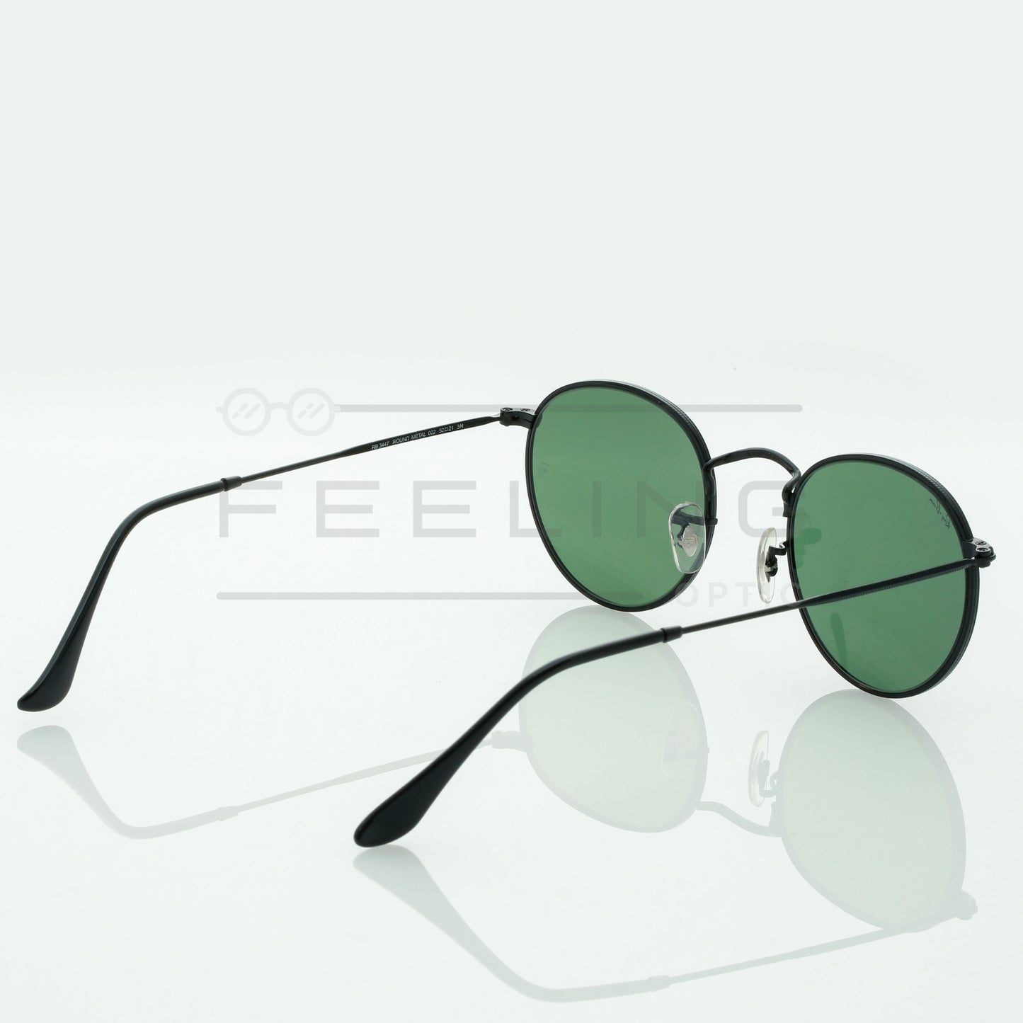 RAYBAN Round RB-3447 - Vert & Noir