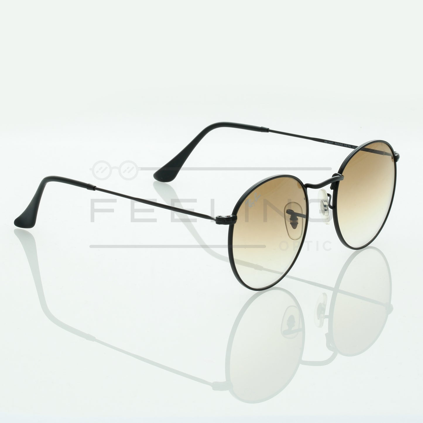 RAYBAN Round RB-3447 - Marron & Noir