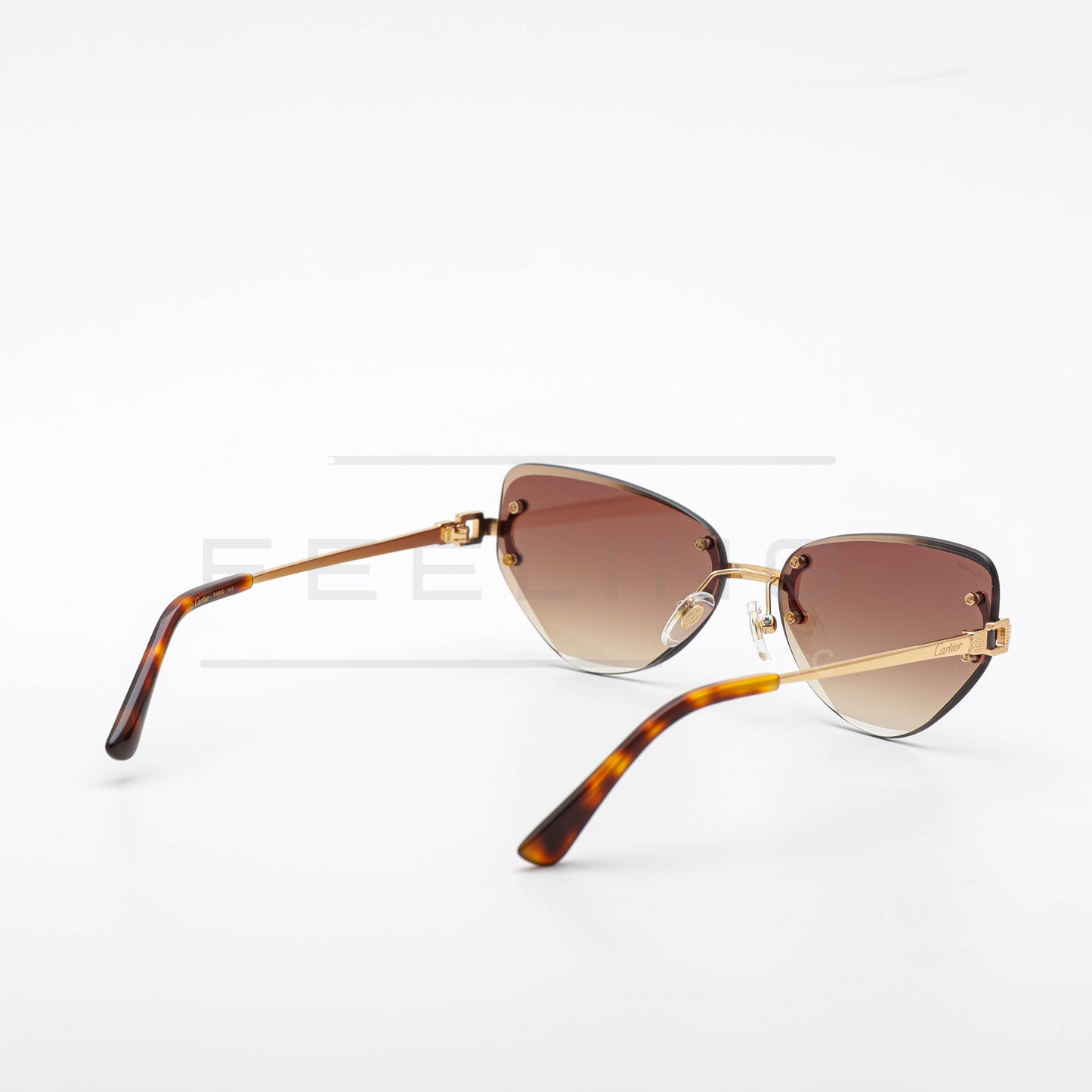 CARTIER CT0551S - Marron & Gold