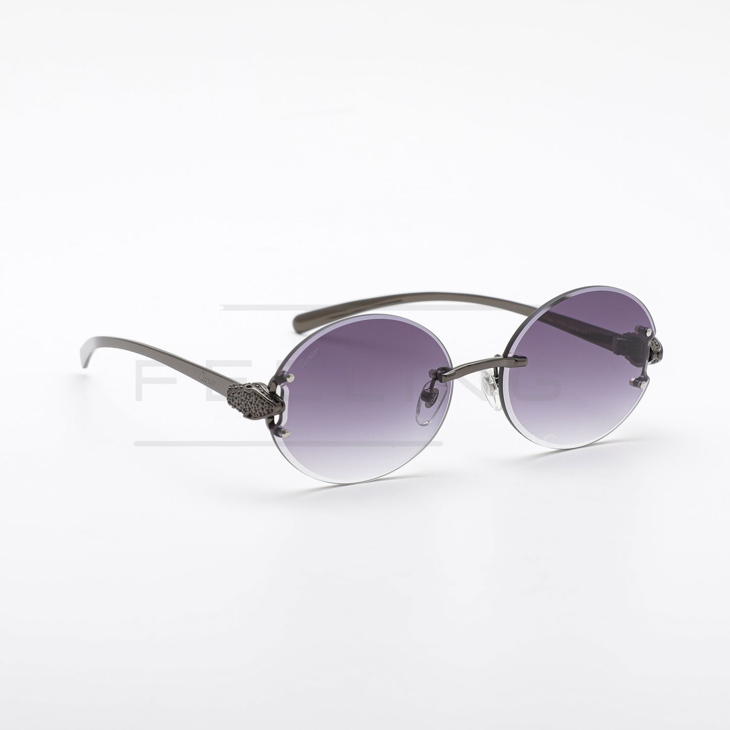 CARTIER CT0649S - Noir & Gris