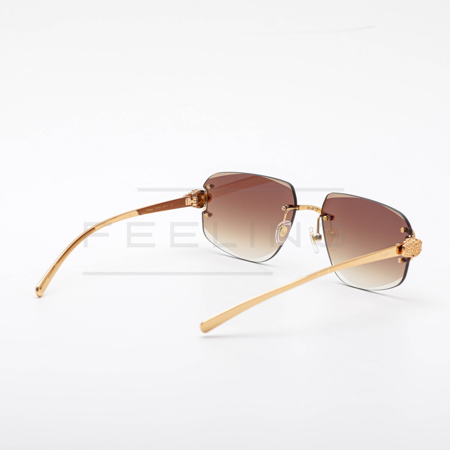 CARTIER CT0648S - Marron & Gold