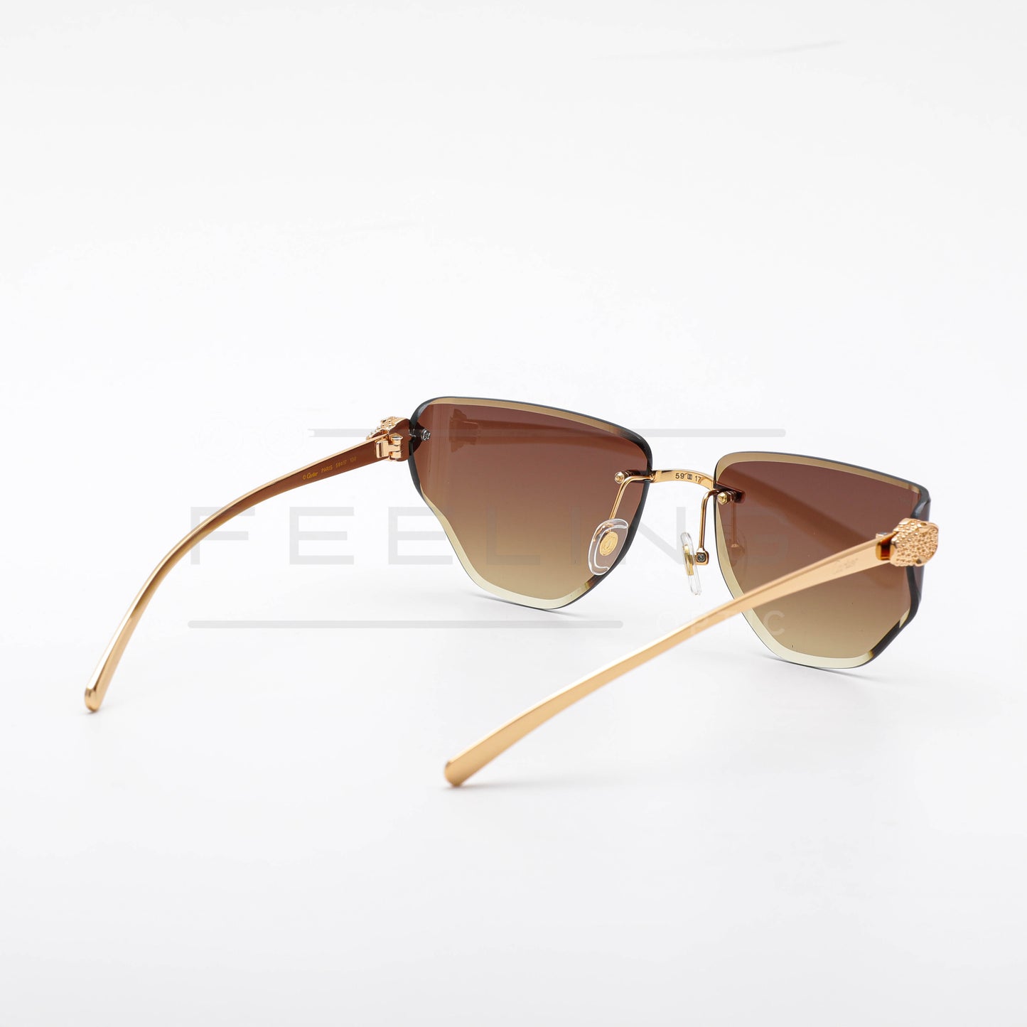 CARTIER CT0642S - Marron & Gold