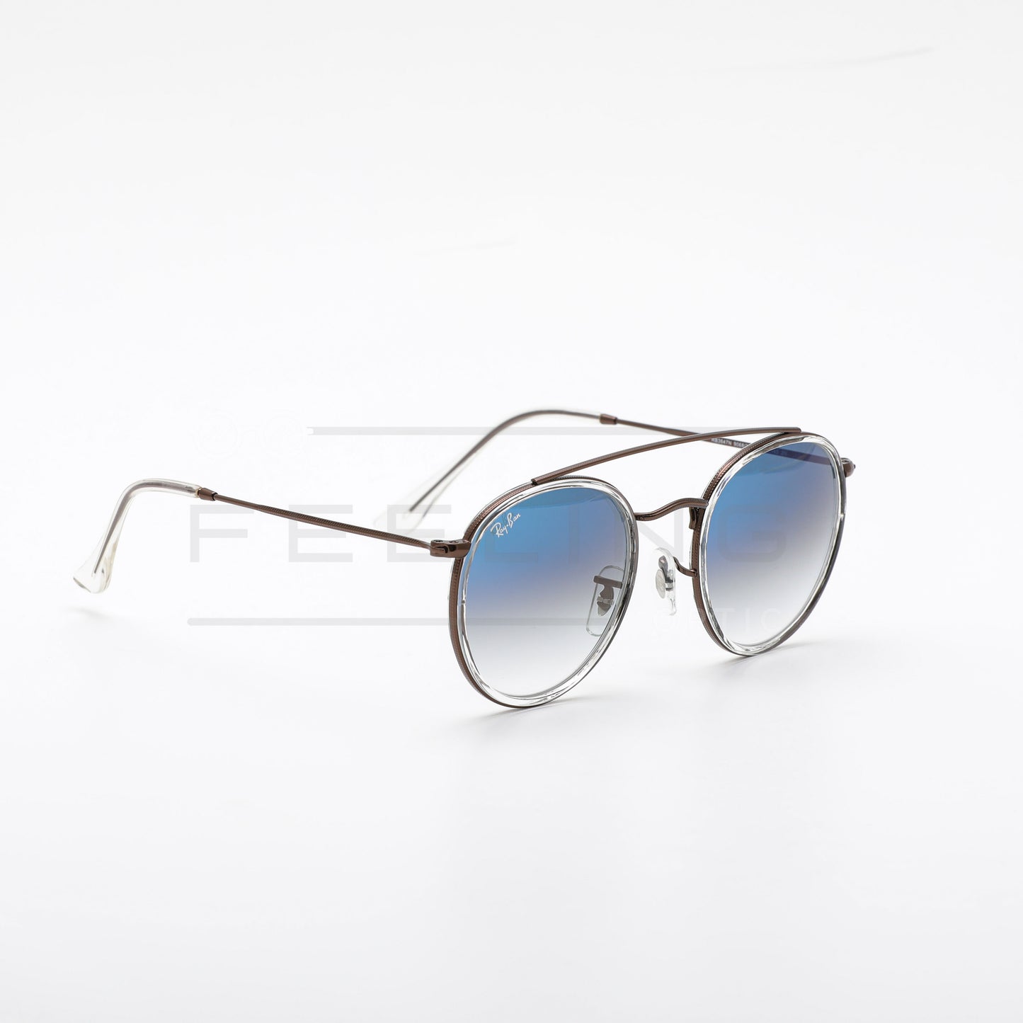 RAYBAN Double Bridge RB-3647N - Bleu & Gris