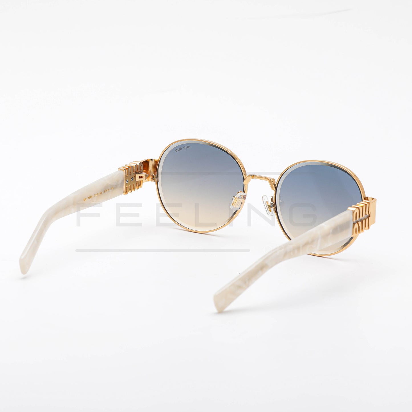 MIU MIU 116AV - Bleu & Gold