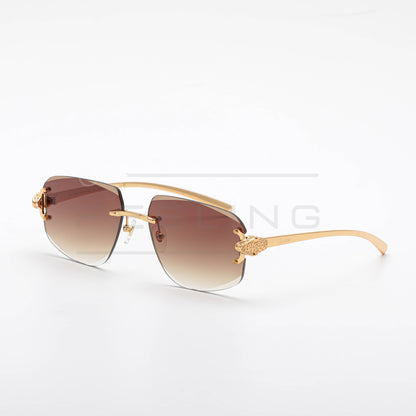 CARTIER CT0648S - Marron & Gold