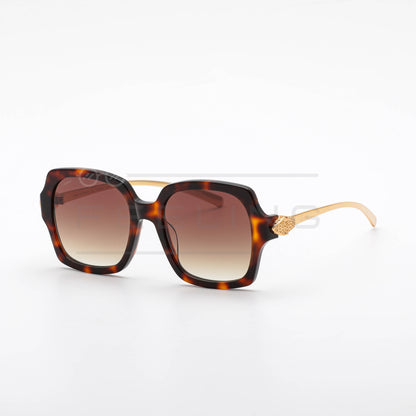 CARTIER CT0646S - Marron & Gold