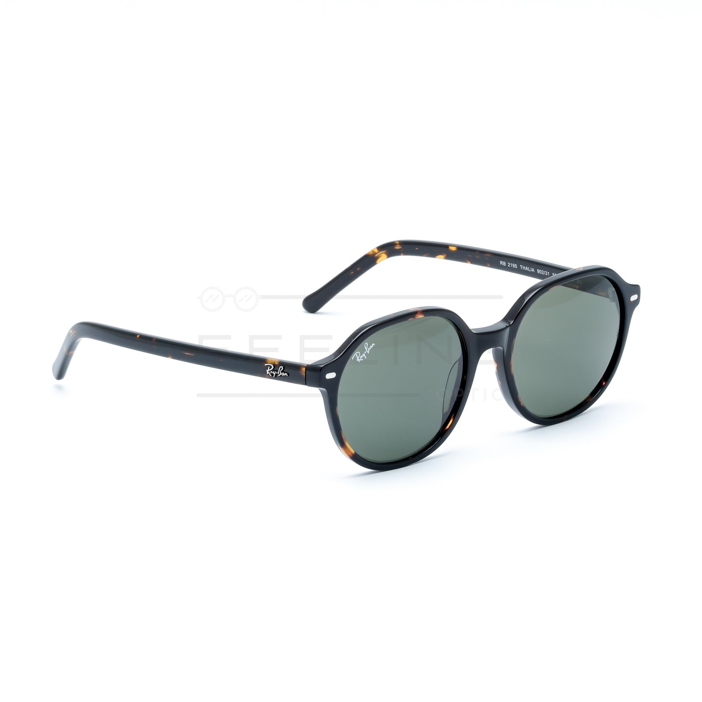 RAYBAN THALIA RB-2195 - Vert & Noir Tigré