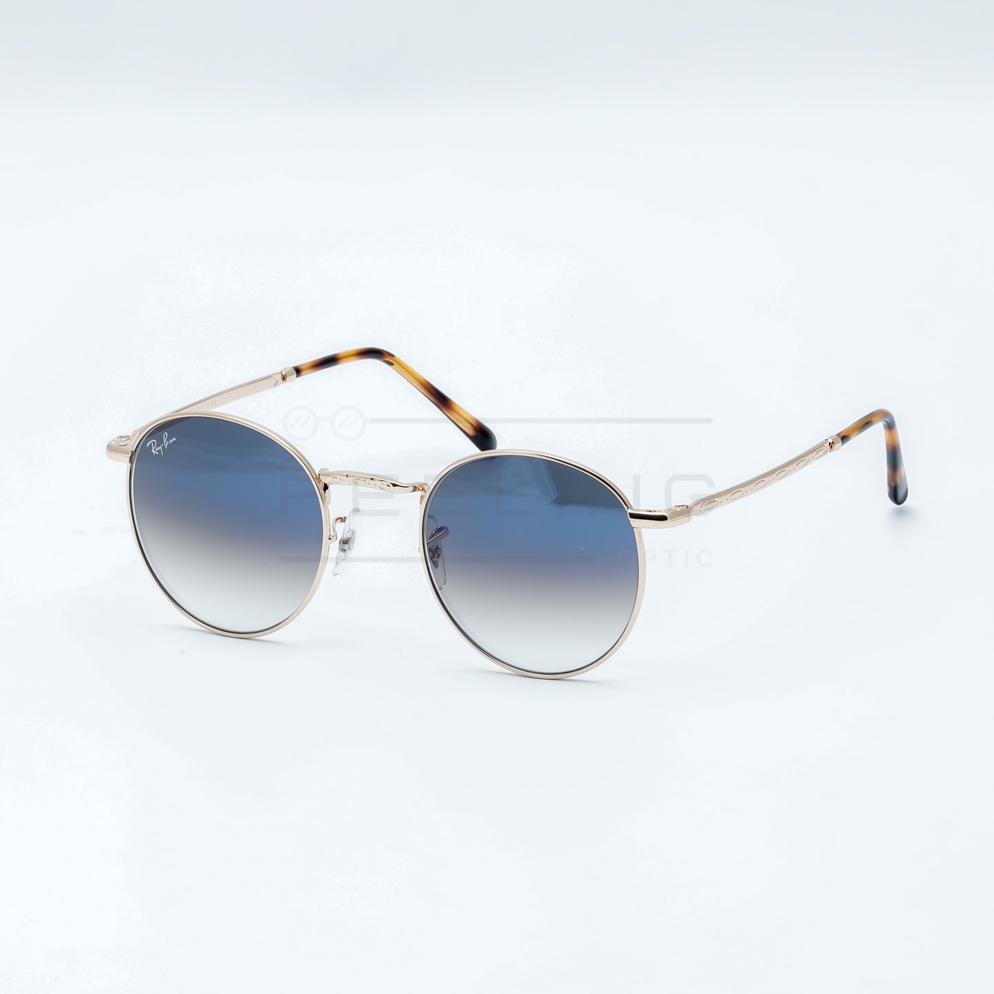 RAYBAN NEW ROUND RB-3637 - Bleu & Gold Rose