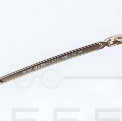 RAYBAN NEW ROUND RB-3637 - Bleu & Gold Rose