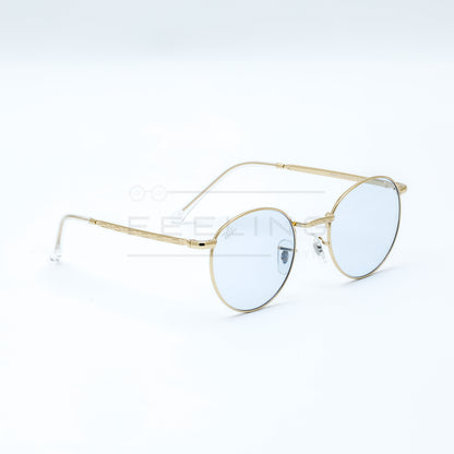 RAYBAN NEW ROUND RB-3637 - Bleu Ciel & Gold