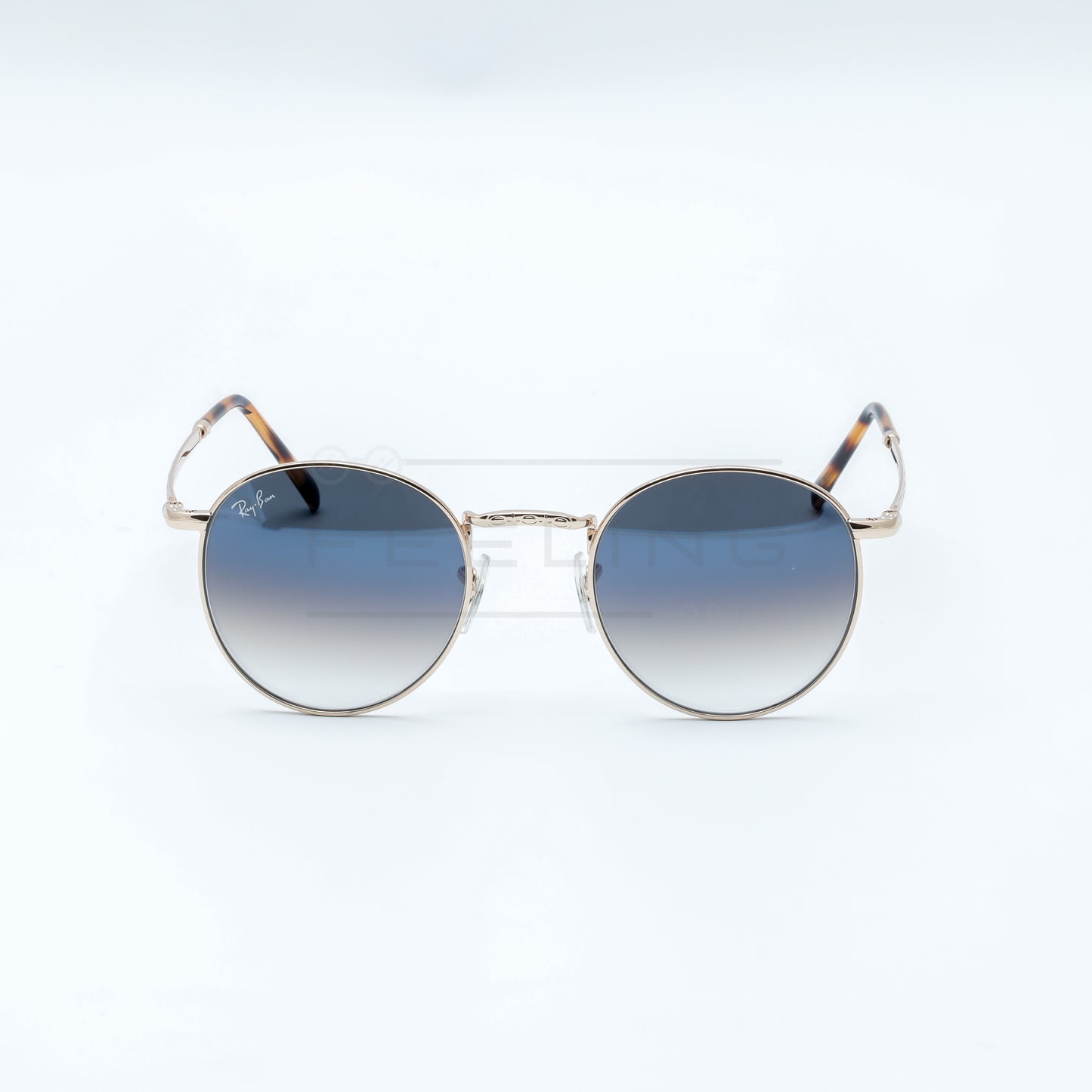 RAYBAN NEW ROUND RB-3637 - Bleu & Gold Rose