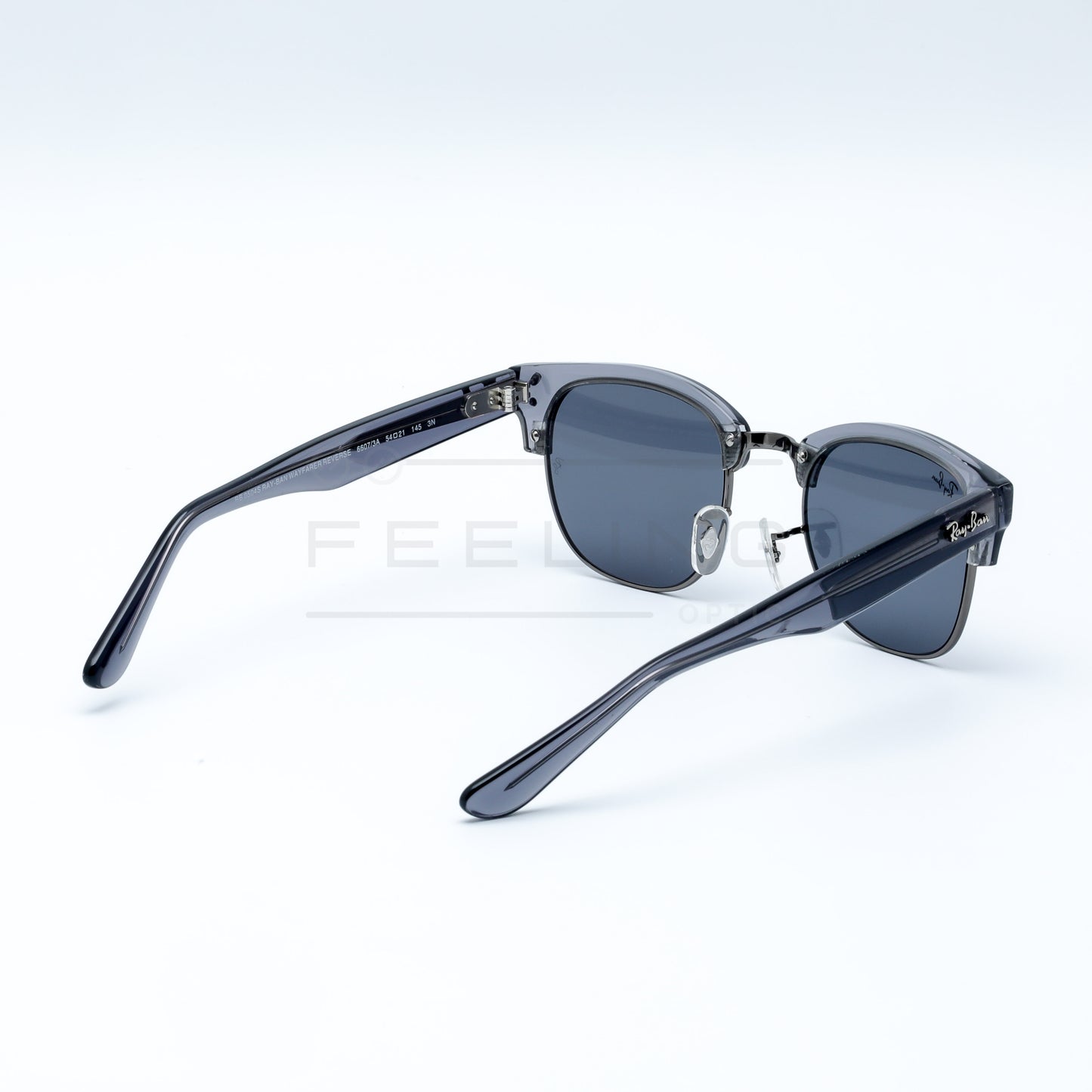 RAYBAN CLUBM REVERSE RB-0504S - Gris Foncé & Crystal Grey