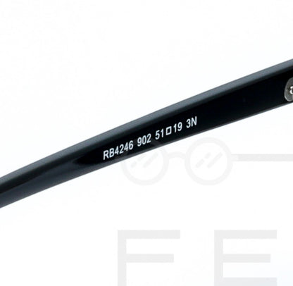 RAYBAN RB-4246 - Noir & Silver