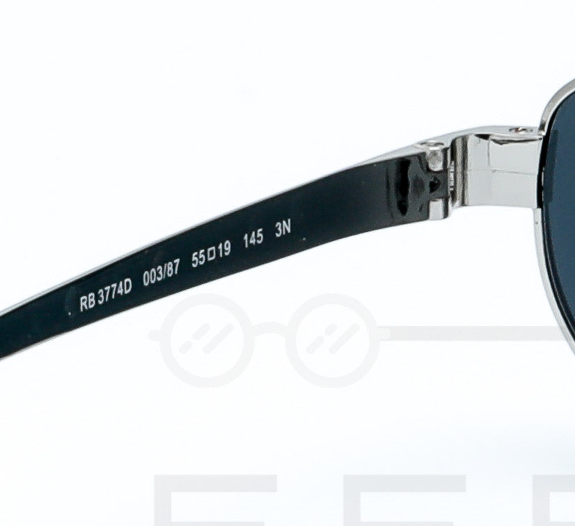 RAYBAN RB-3774D - Noir & Silver