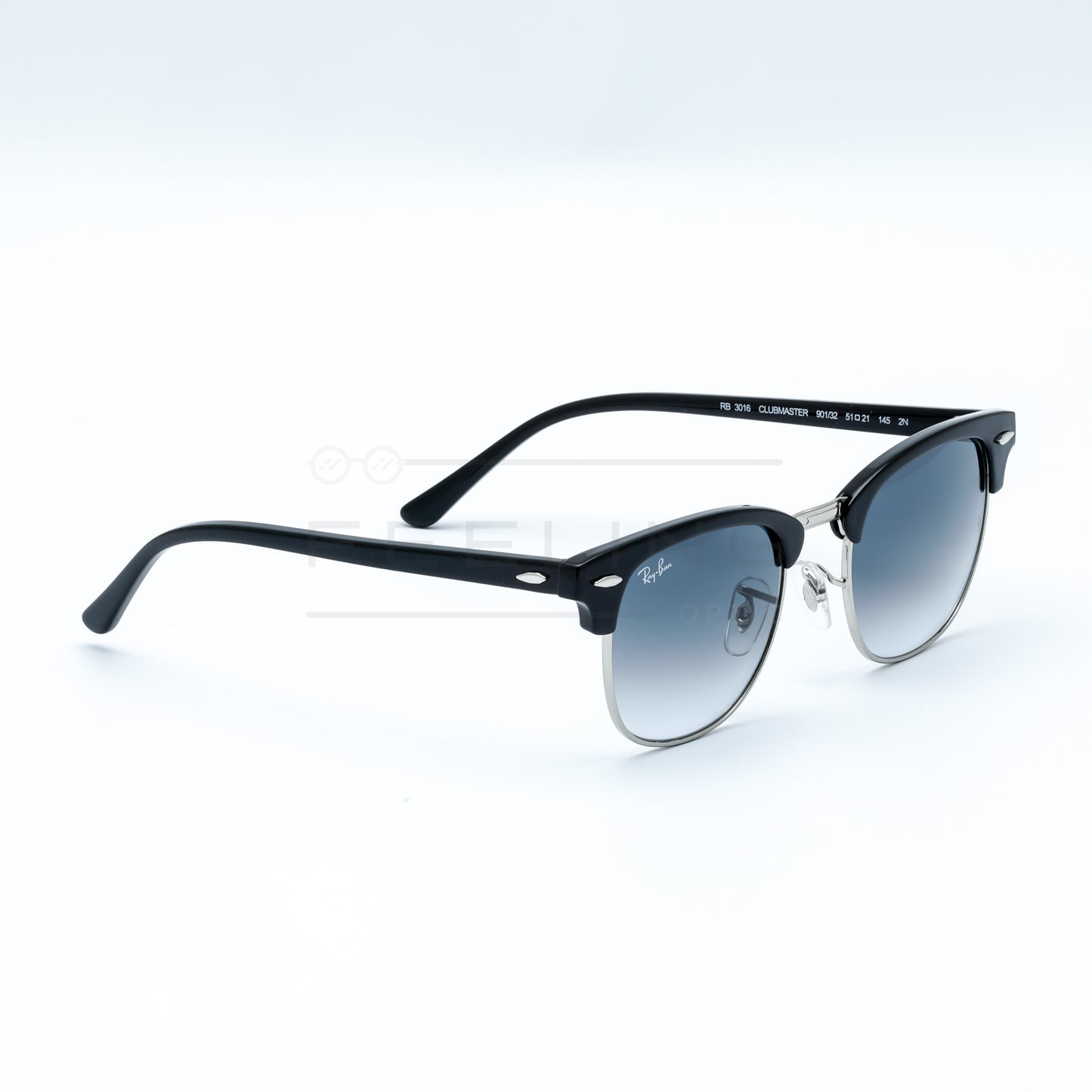 RAYBAN CLUBMASTER RB-3016 - Bleu & Noir