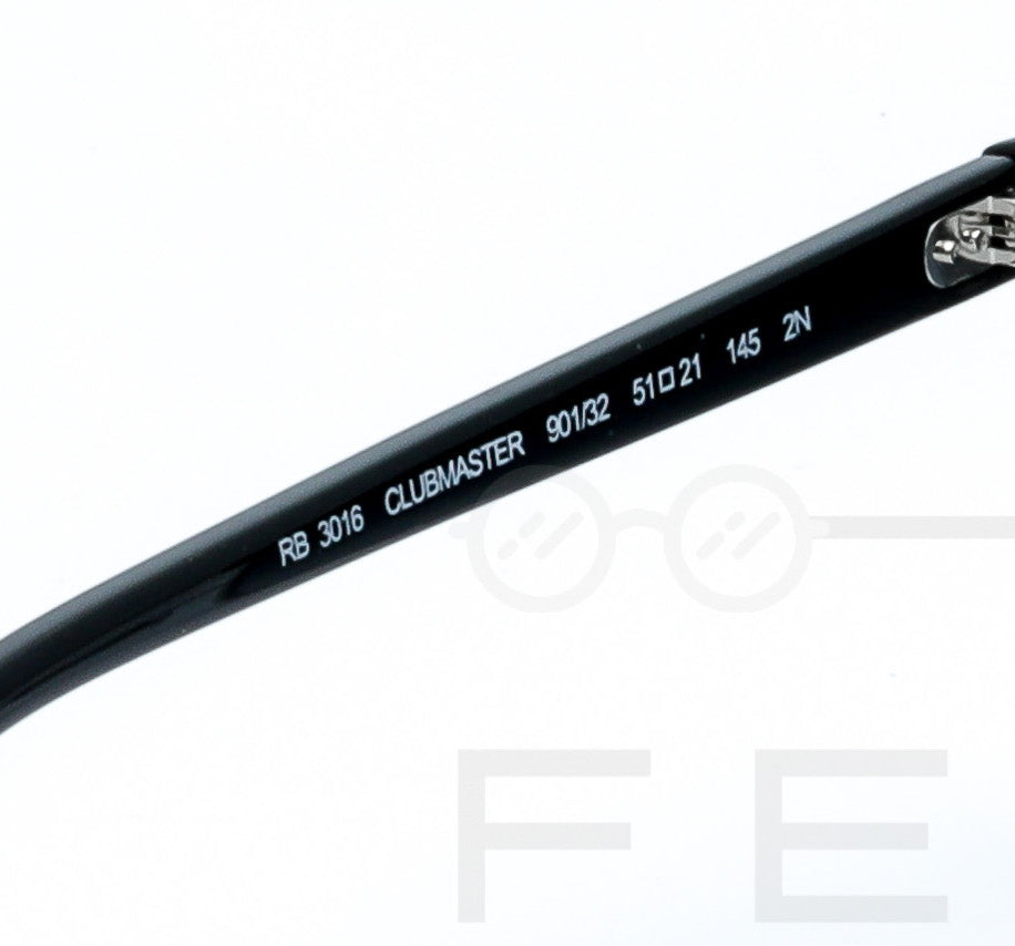 RAYBAN CLUBMASTER RB-3016 - Bleu & Noir
