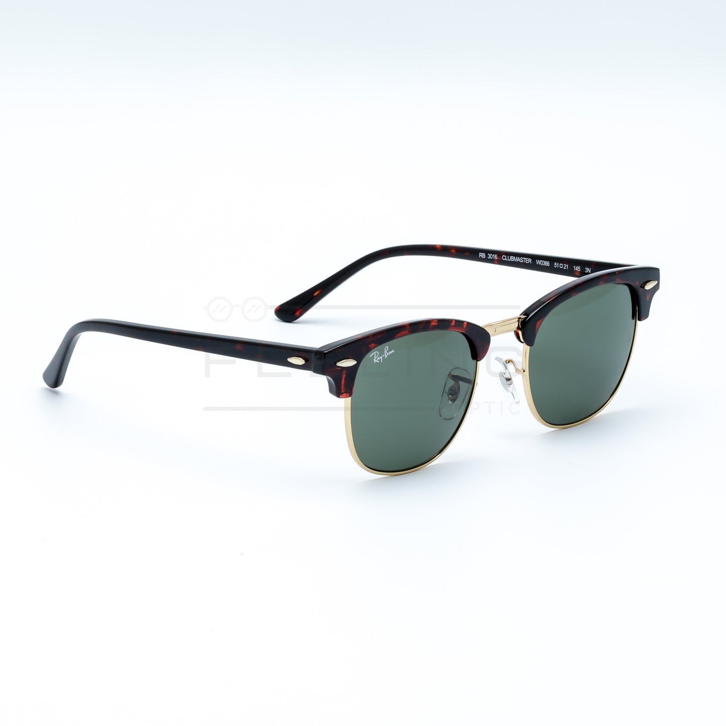 RAYBAN CLUBMASTER RB-3016 - Vert & Havane