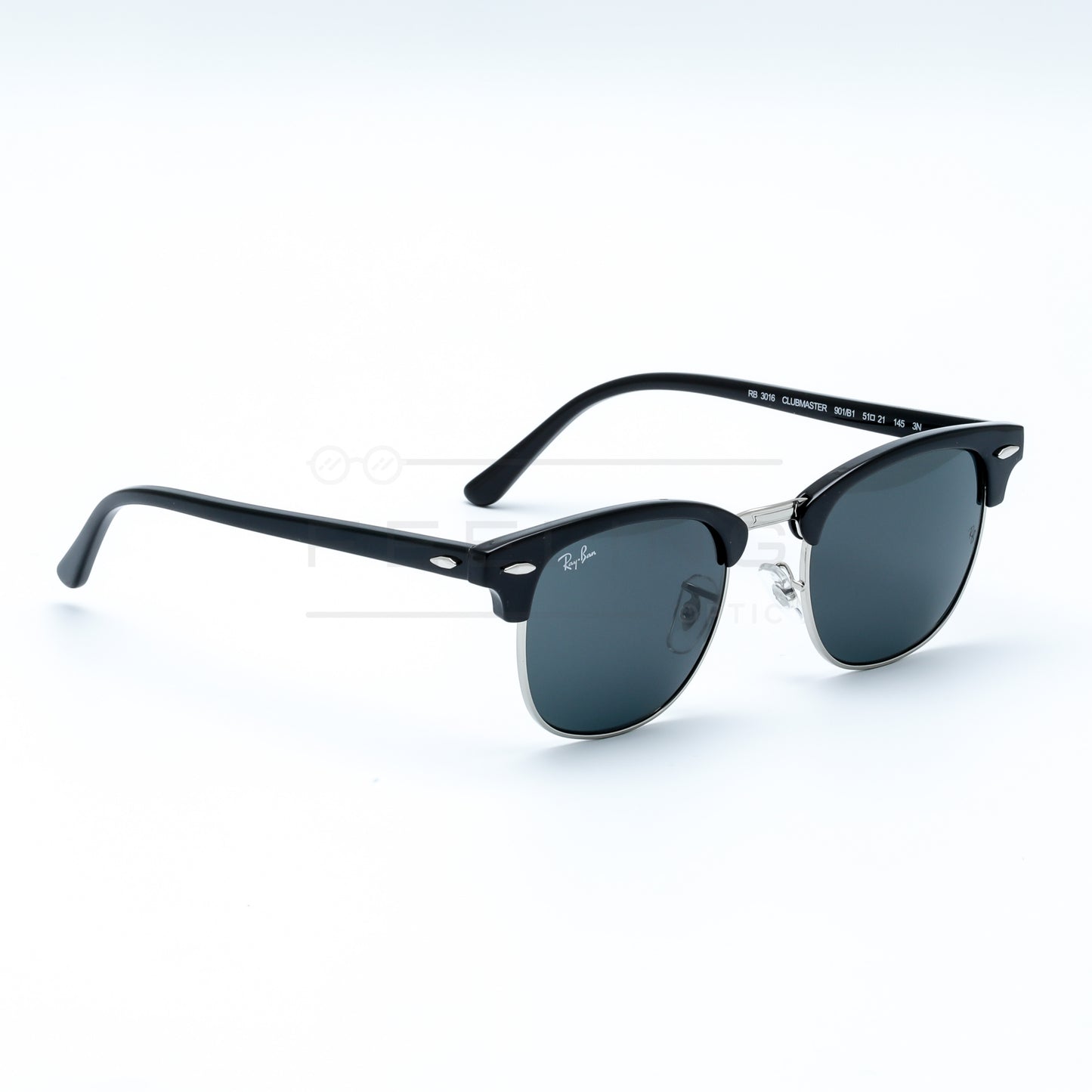 RAYBAN CLUBMASTER RB-3016 - Noir & Silver