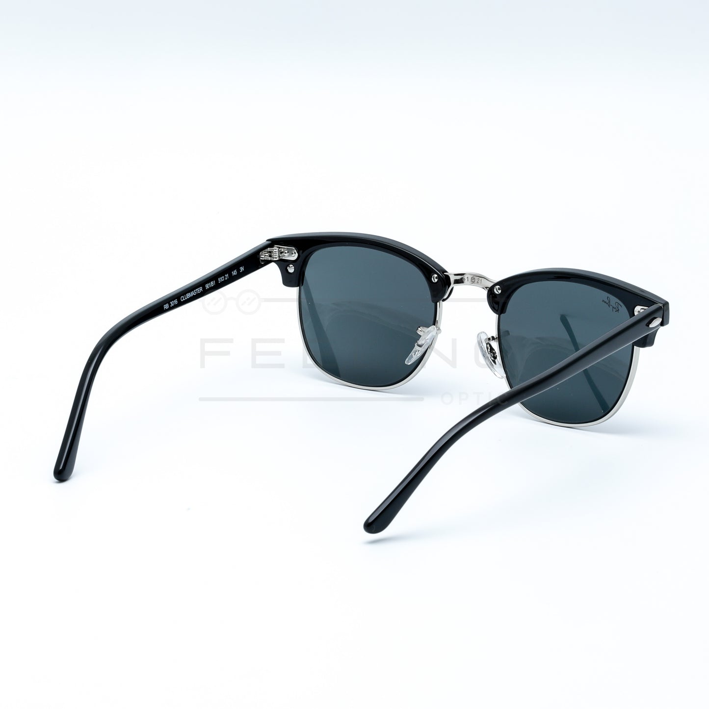 RAYBAN CLUBMASTER RB-3016 - Noir & Silver