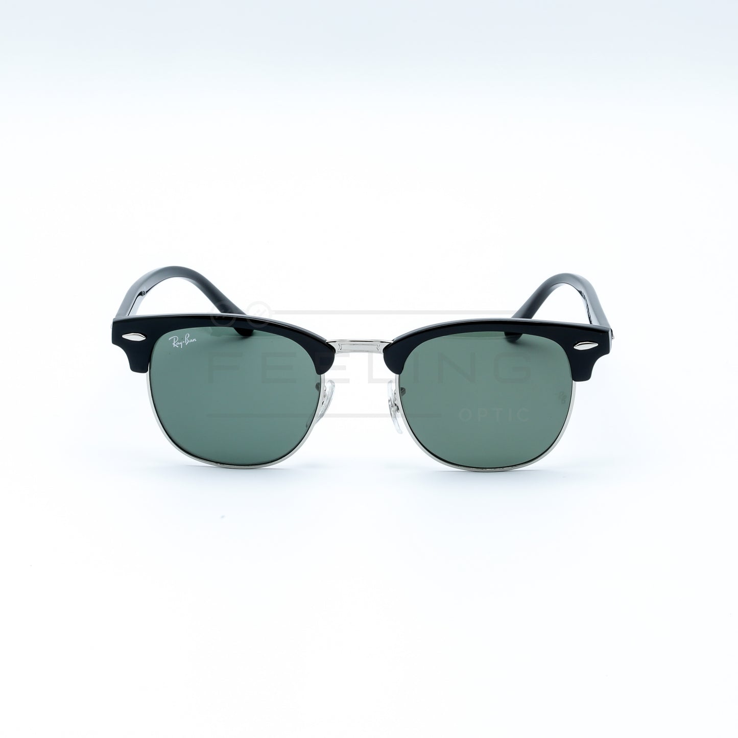 RAYBAN CLUBMASTER RB-3016 - Vert & Noir Silver
