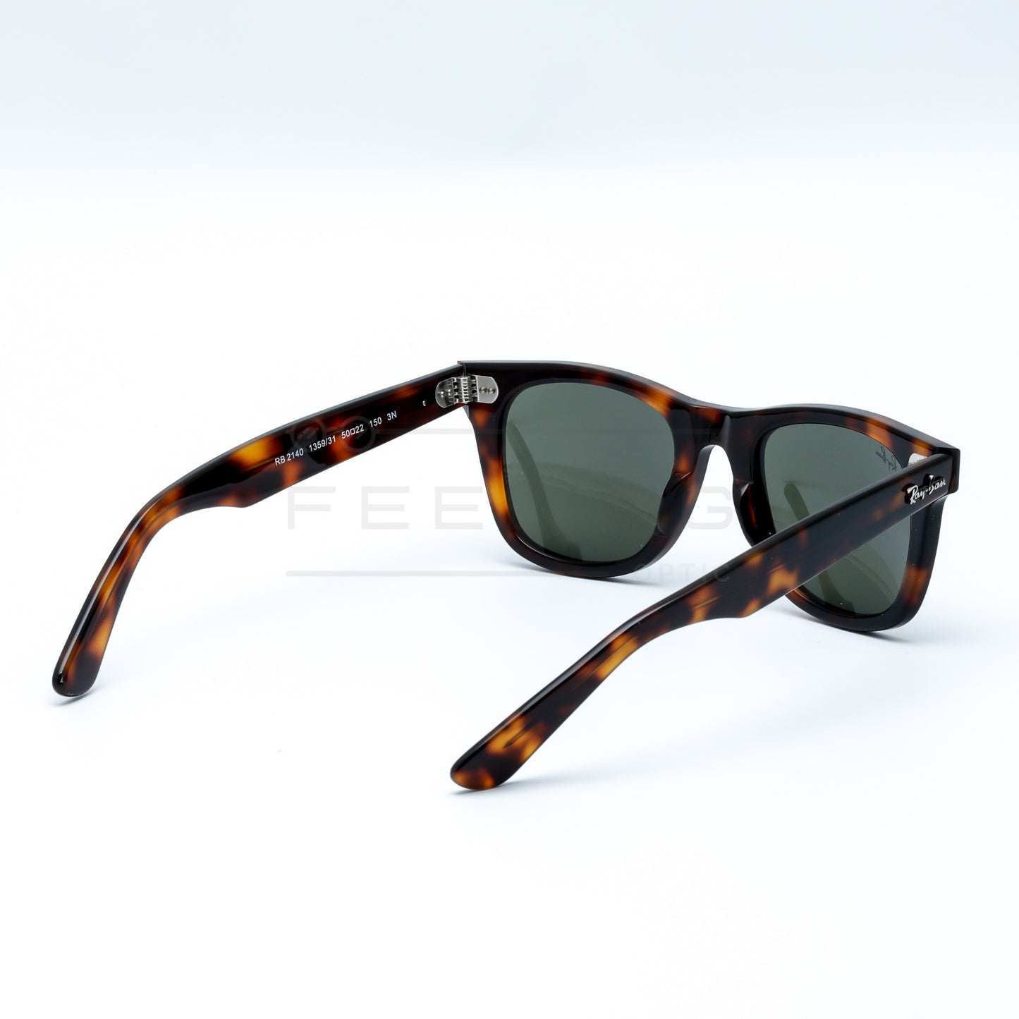 RAYBAN Wayfarer RB-2140 - Vert & Marron Havane