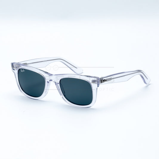 RAYBAN Wayfarer RB-2140 - Noir & Crystal Clair