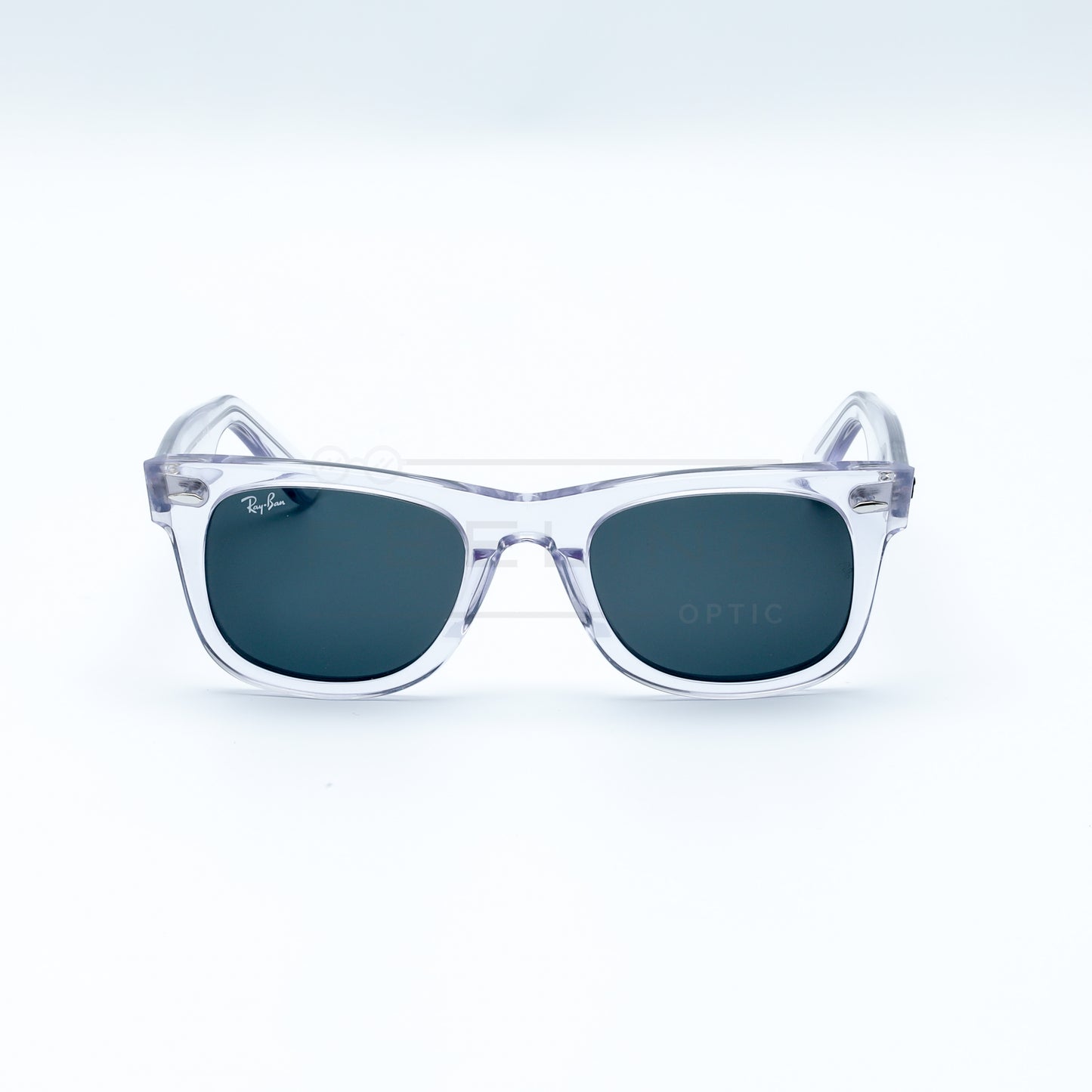 RAYBAN Wayfarer RB-2140 - Noir & Crystal Clair
