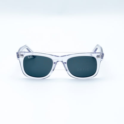 RAYBAN Wayfarer RB-2140 - Noir & Crystal Clair