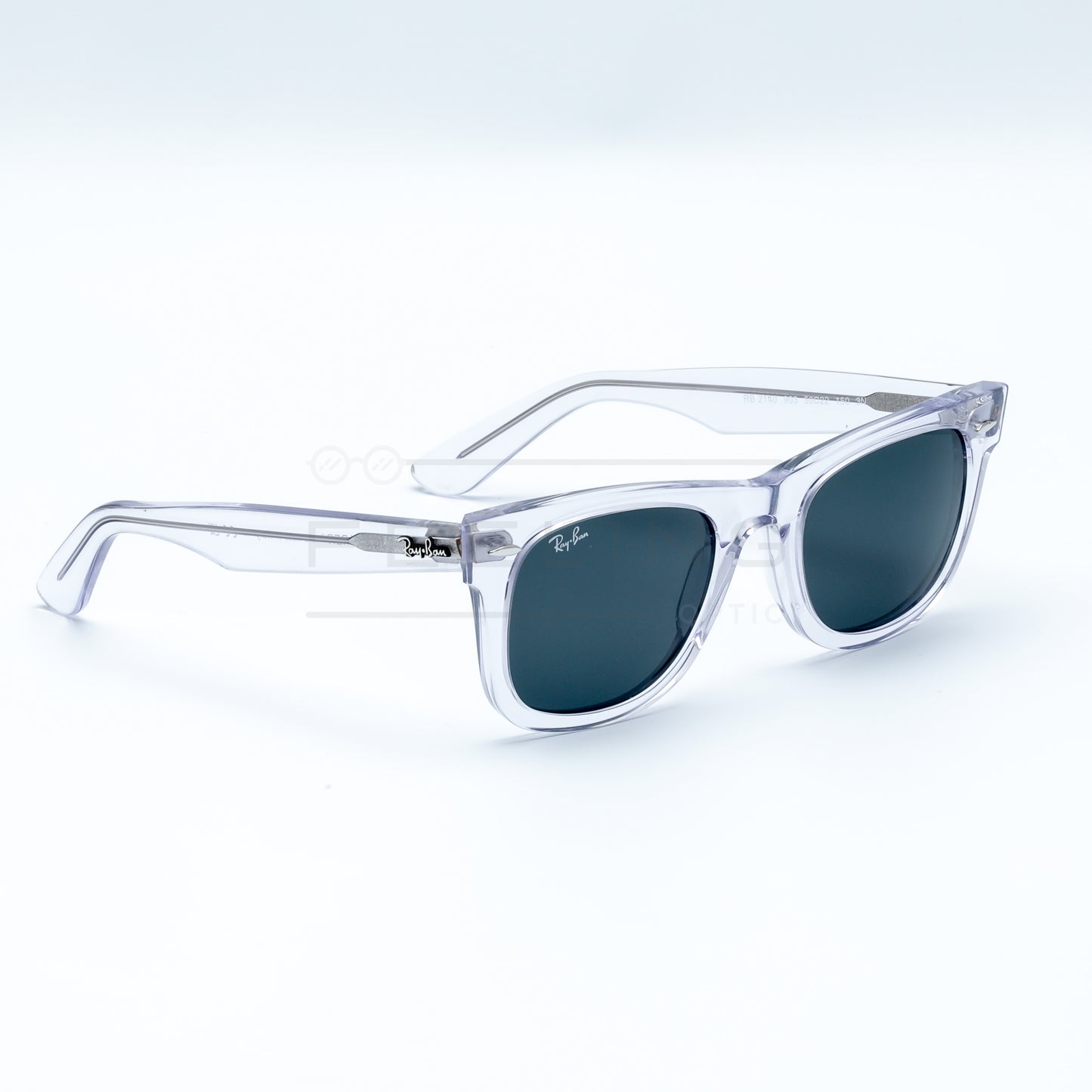RAYBAN Wayfarer RB-2140 - Noir & Crystal Clair
