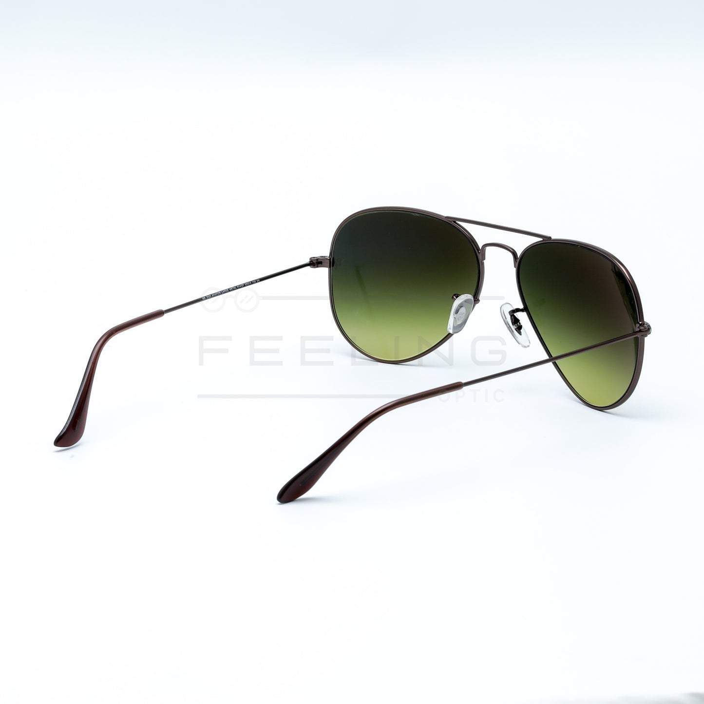 RAYBAN AVIATOR RB-3025 - Vert & Bronze