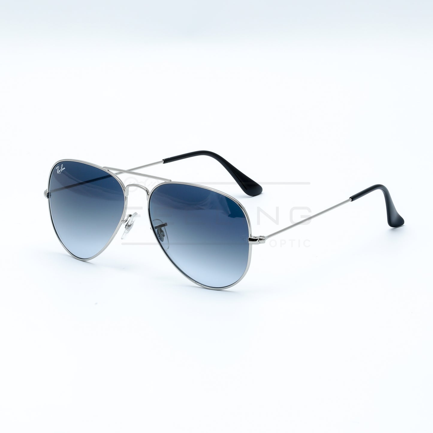 RAYBAN AVIATOR RB-3025 - Bleu & Silver