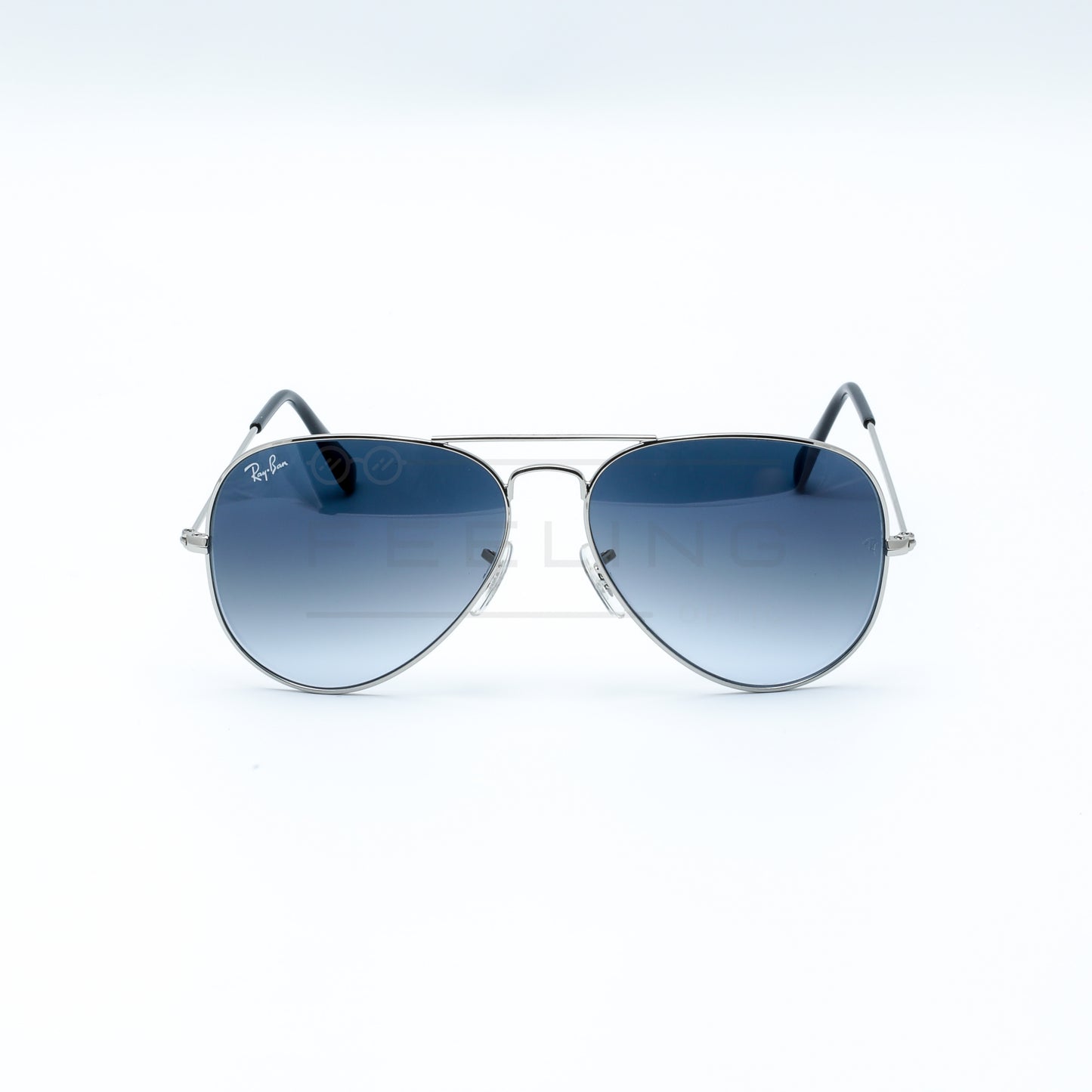 RAYBAN AVIATOR RB-3025 - Bleu & Silver