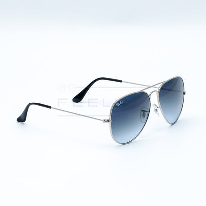 RAYBAN AVIATOR RB-3025 - Bleu & Silver