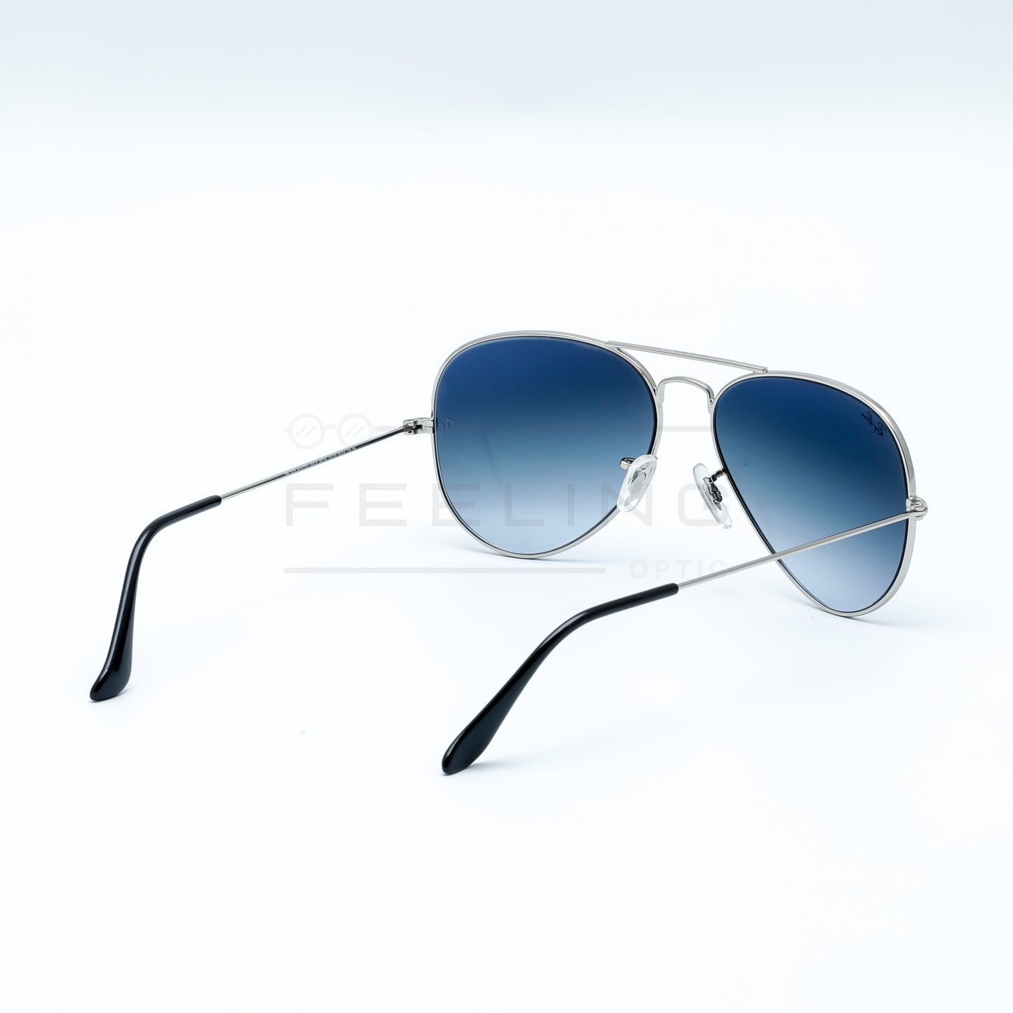 RAYBAN AVIATOR RB-3025 - Bleu & Silver