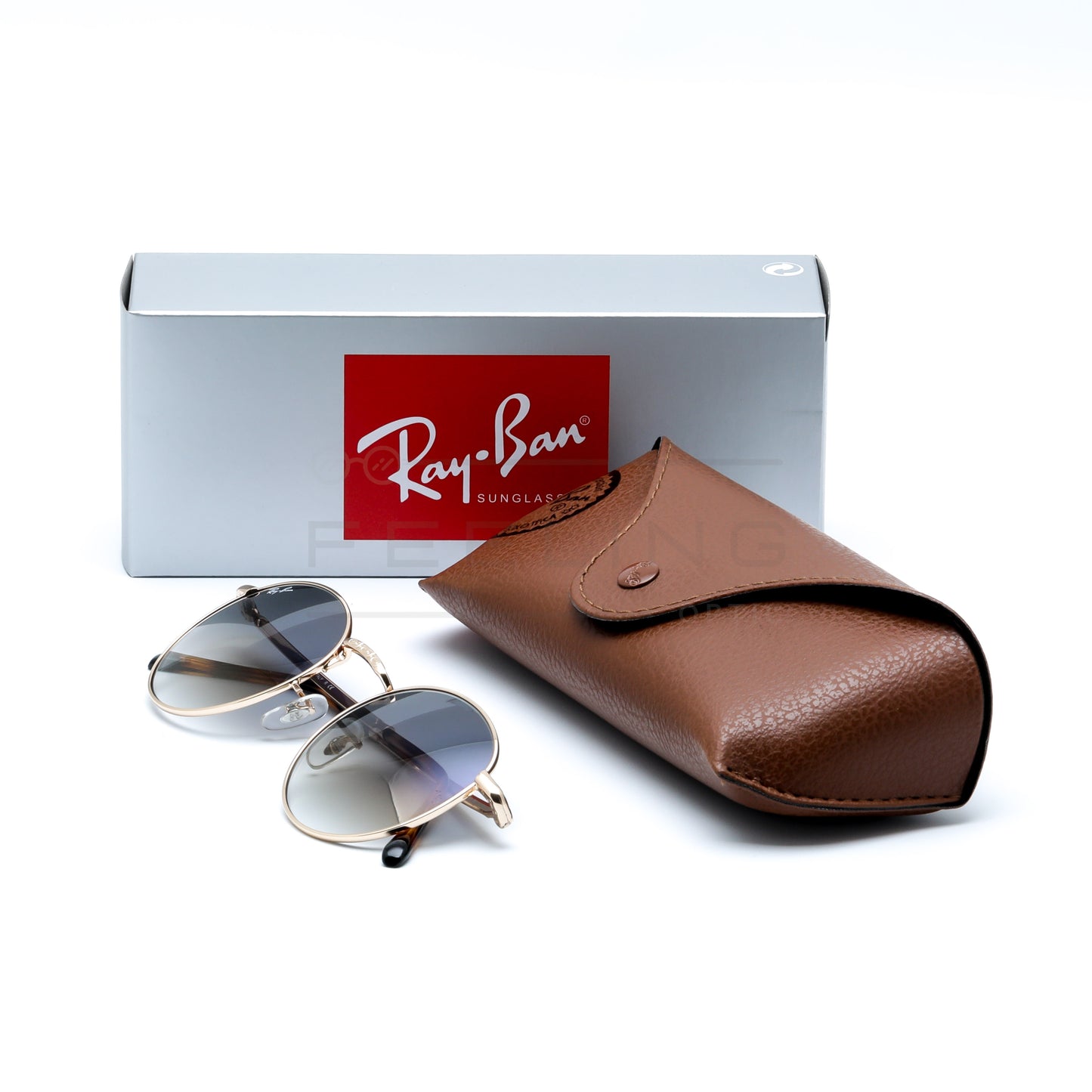 RAYBAN NEW ROUND RB-3637 - Bleu & Gold Rose