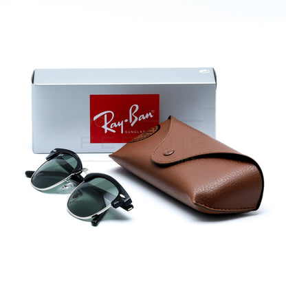 RAYBAN CLUBMASTER RB-3016 - Vert & Noir Silver