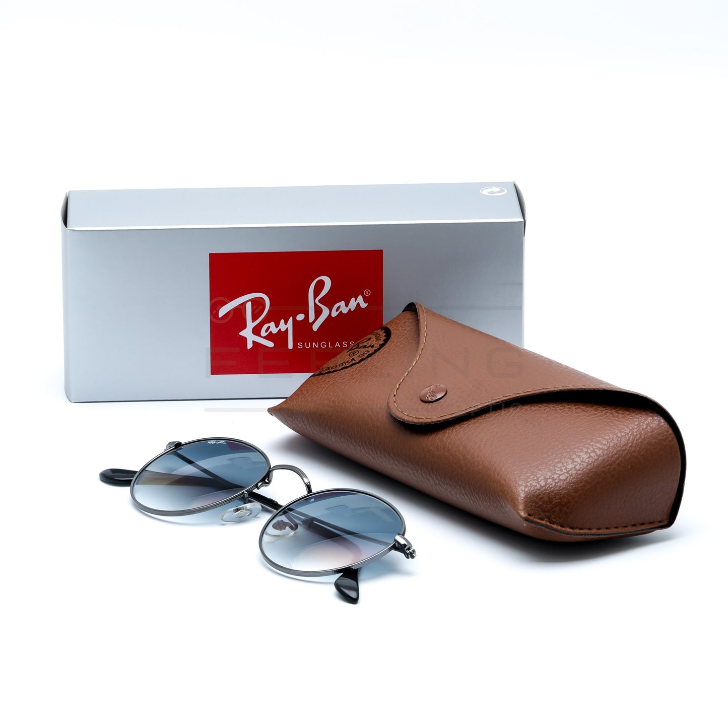RAYBAN Round RB-3447 - Bleu & Gris