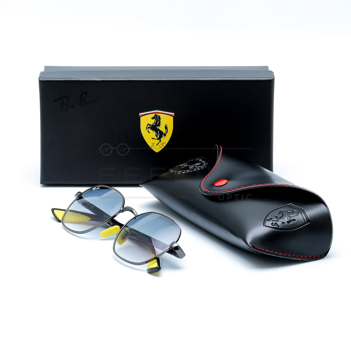 RAYBAN FERRARI RB-3794M - Bleu Glacier & Gris