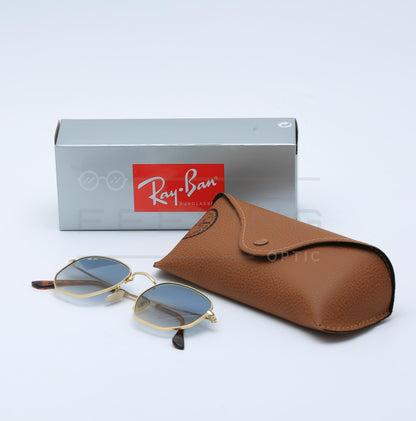 RAYBAN Hexago RB-3548 - Bleu & Gold