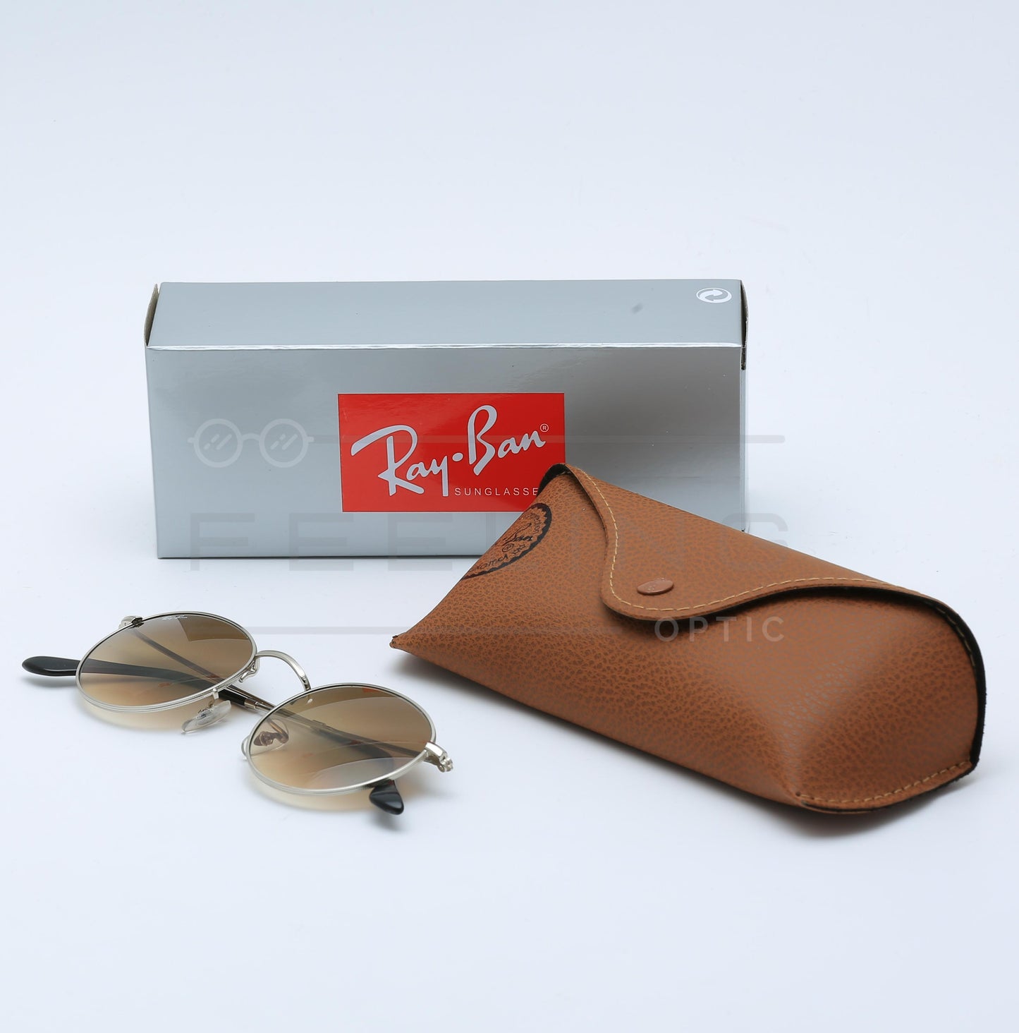 RAYBAN Round RB-3447 - Marron & Gris