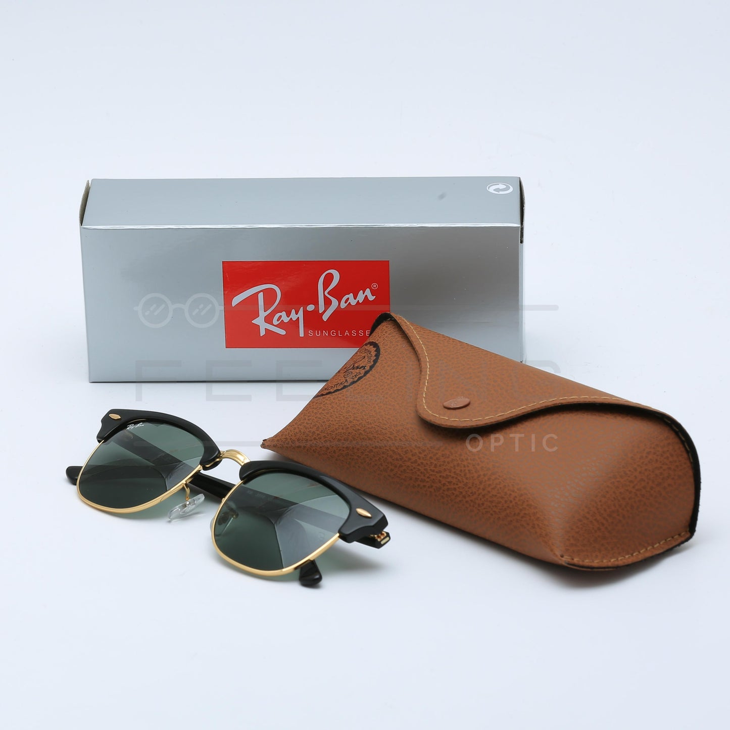 RAYBAN CLUBMASTER RB-3016 - Vert & Noir
