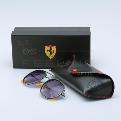RAYBAN FERRARI RB-3748-M - Violet & Jaune